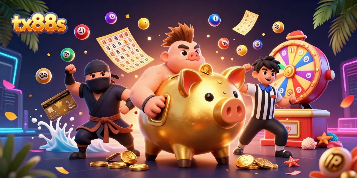 Experience thrilling gameplay with tx88s as dynamic characters engage in a vibrant casino atmosphere.