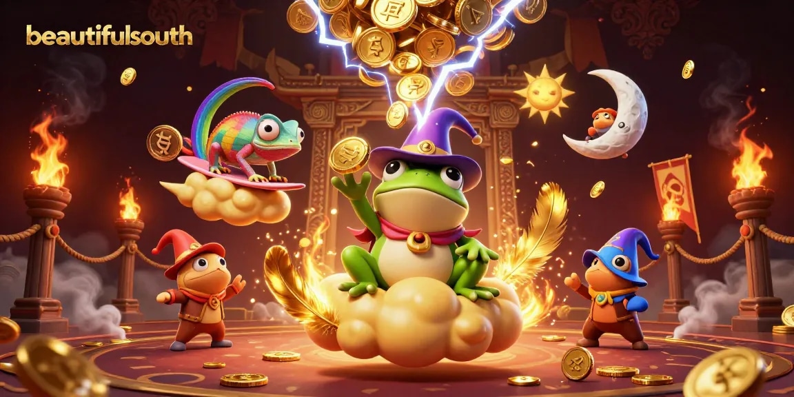 Play at beautifulsouth and win big with an exciting storm of golden coins and animated characters!