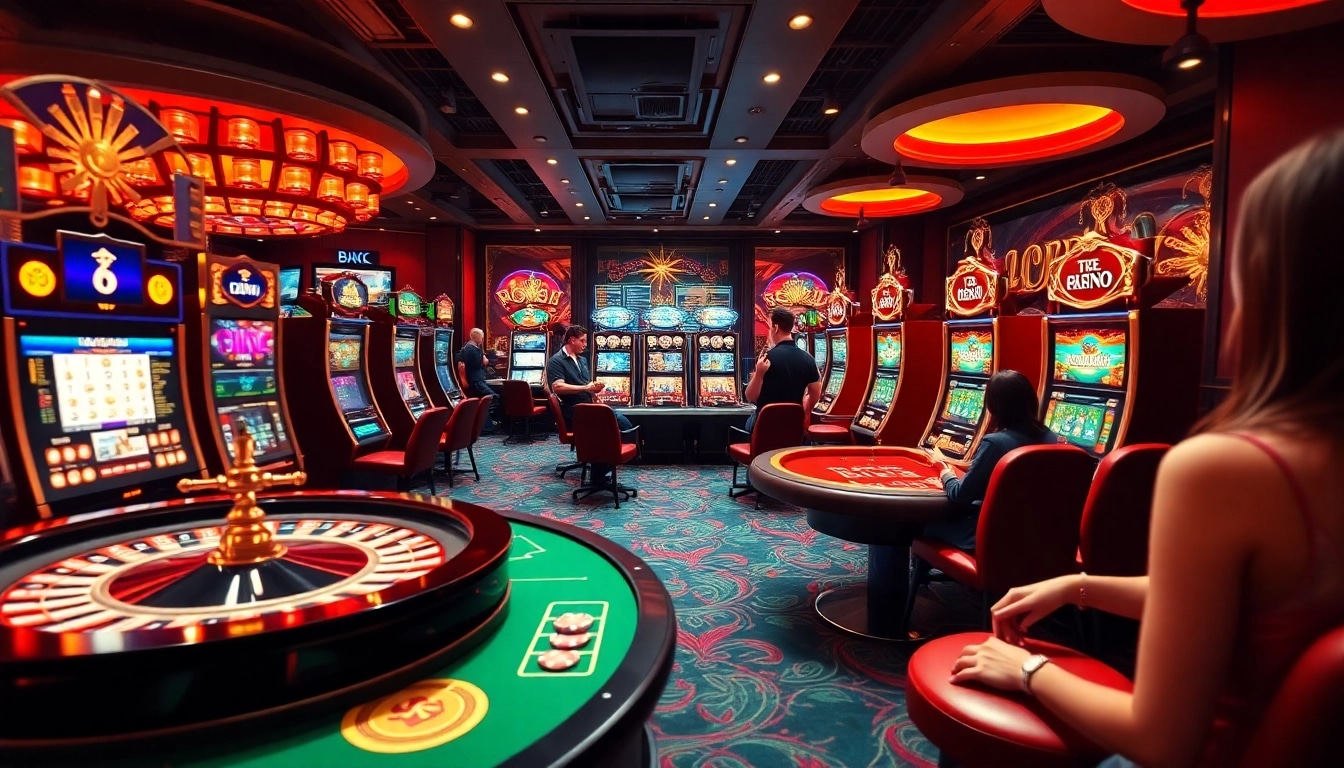 Experience the thrill of online gaming at bk8 with vibrant tables and casino action.