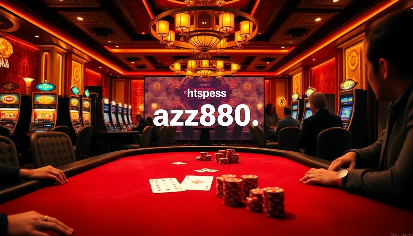 Experience excitement at the casino with poker chips and cards, linking to https://az888.futbol for thrilling bets.