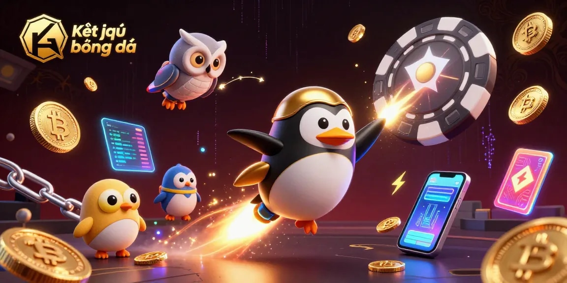 Bet on Kết quả bóng đá with our vibrant 3D illustration of lively casino elements.