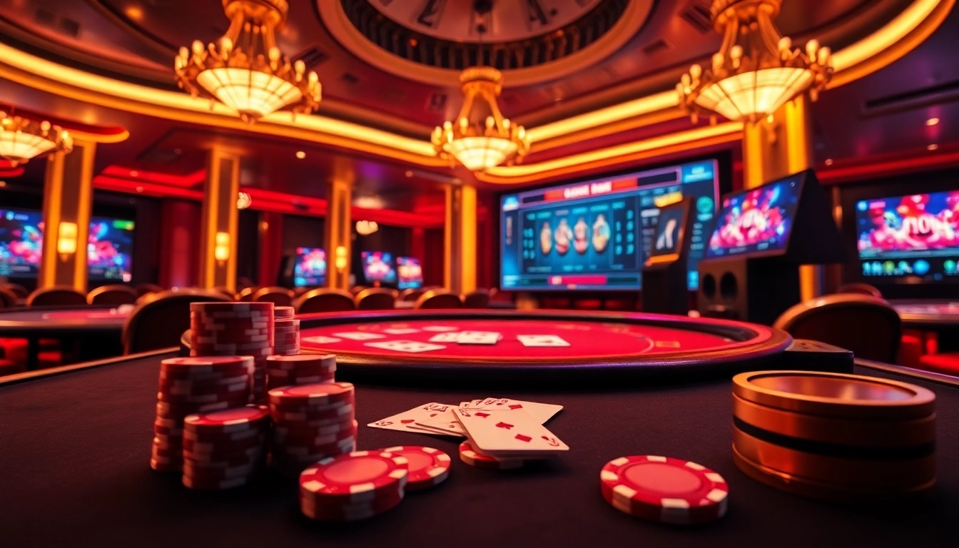 Experience the thrill of nhà cái fa88 in a luxurious virtual casino environment filled with vibrant graphics and engaging gameplay.