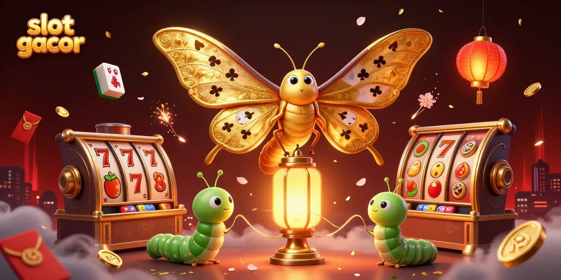 Experience the excitement of slot gacor with vibrant 3D characters and casino symbols.