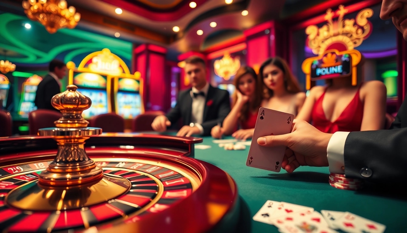 Experience the thrill of high-stakes gaming at https://f168.direct/ with luxurious casino elements.