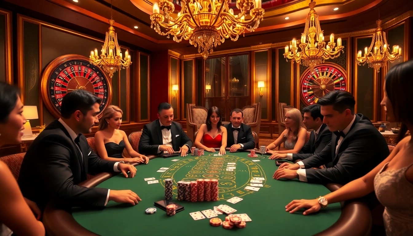 Tổ hợp 888new highlights excitement and strategy at a luxurious poker table with vibrant chips and cards.
