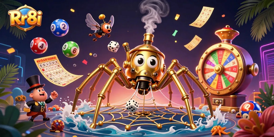 Experience thrilling wins with Rr8i while immersing in a vibrant casino scene.