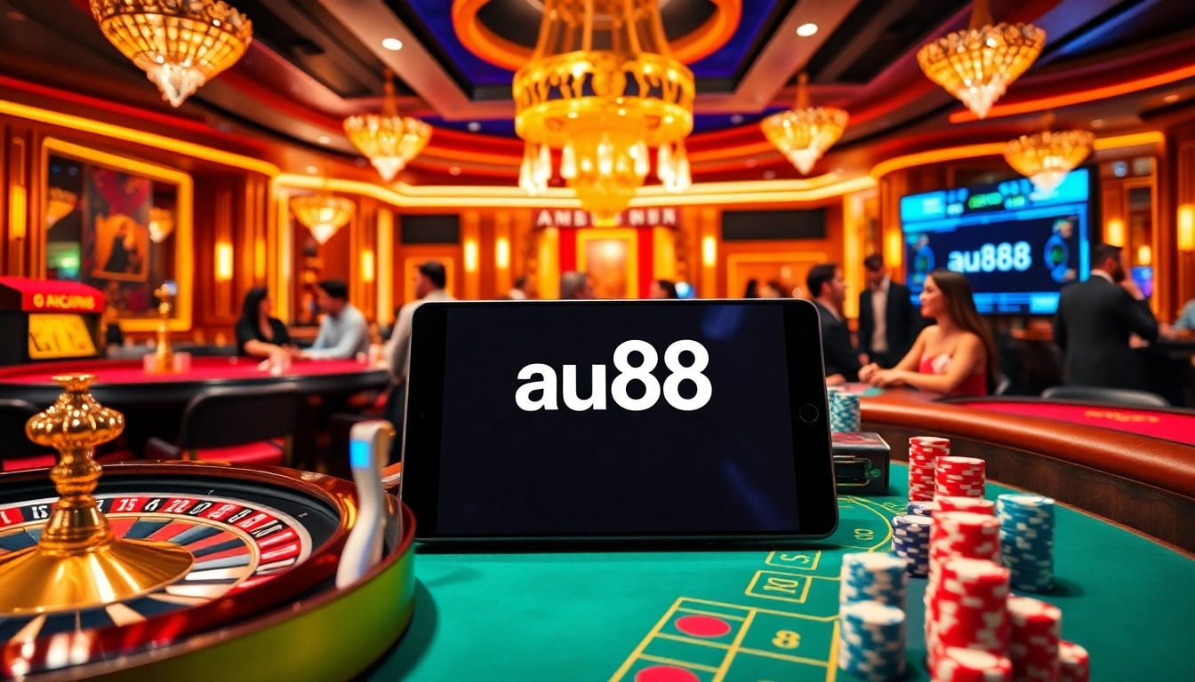 Experience thrilling gambling action at au88 with vibrant casino games and lively players.