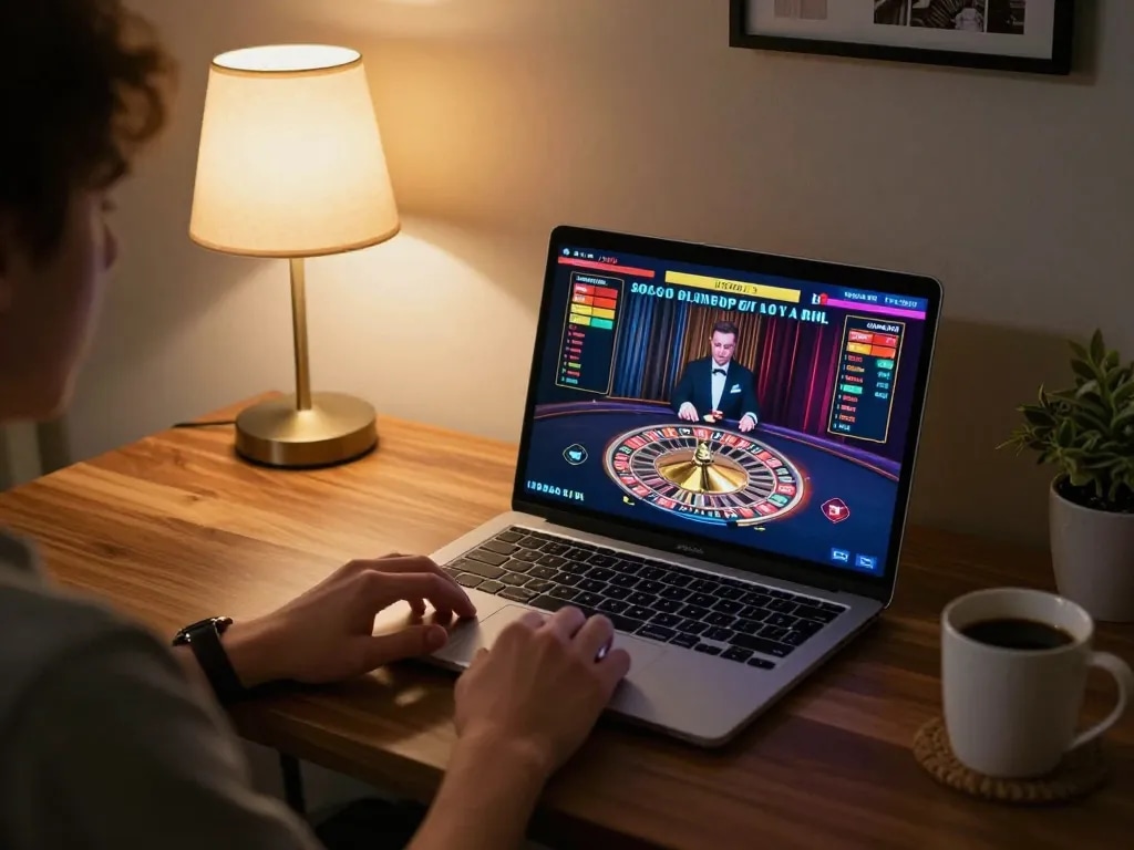 Engaging in live gaming on 789win .com, where players enjoy roulette action at home.