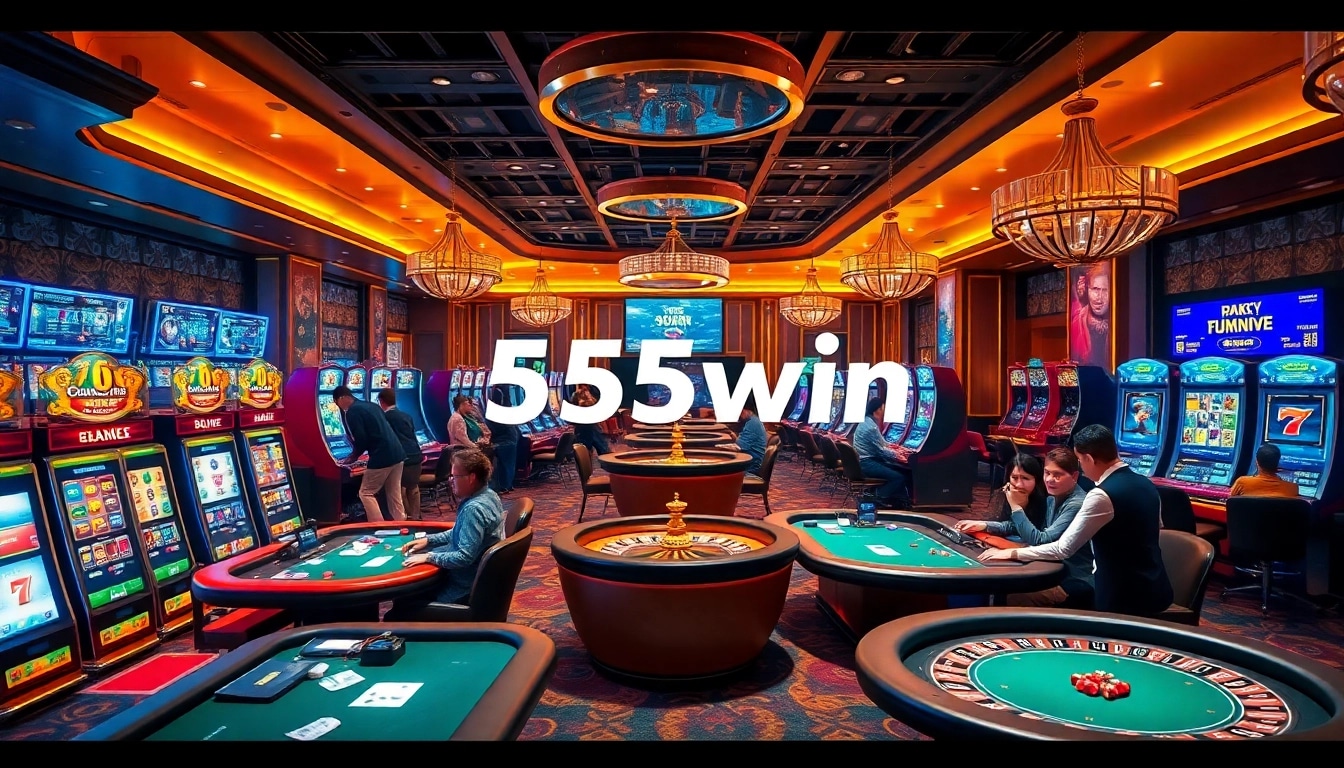 Experience the thrill of online gambling at 555win with vibrant casino games and excitement.