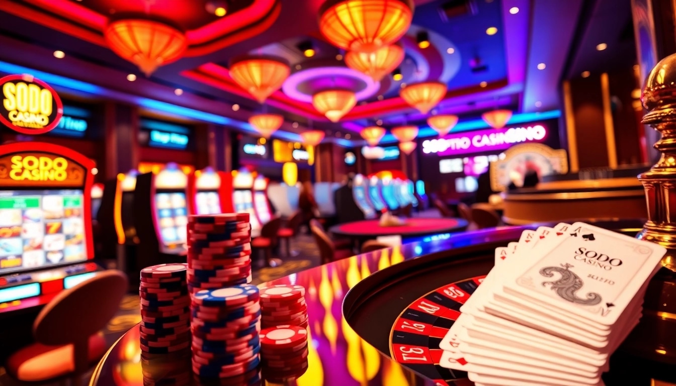 Experience the thrill of gaming at SODO CASINO with vibrant tables and exciting gameplay.