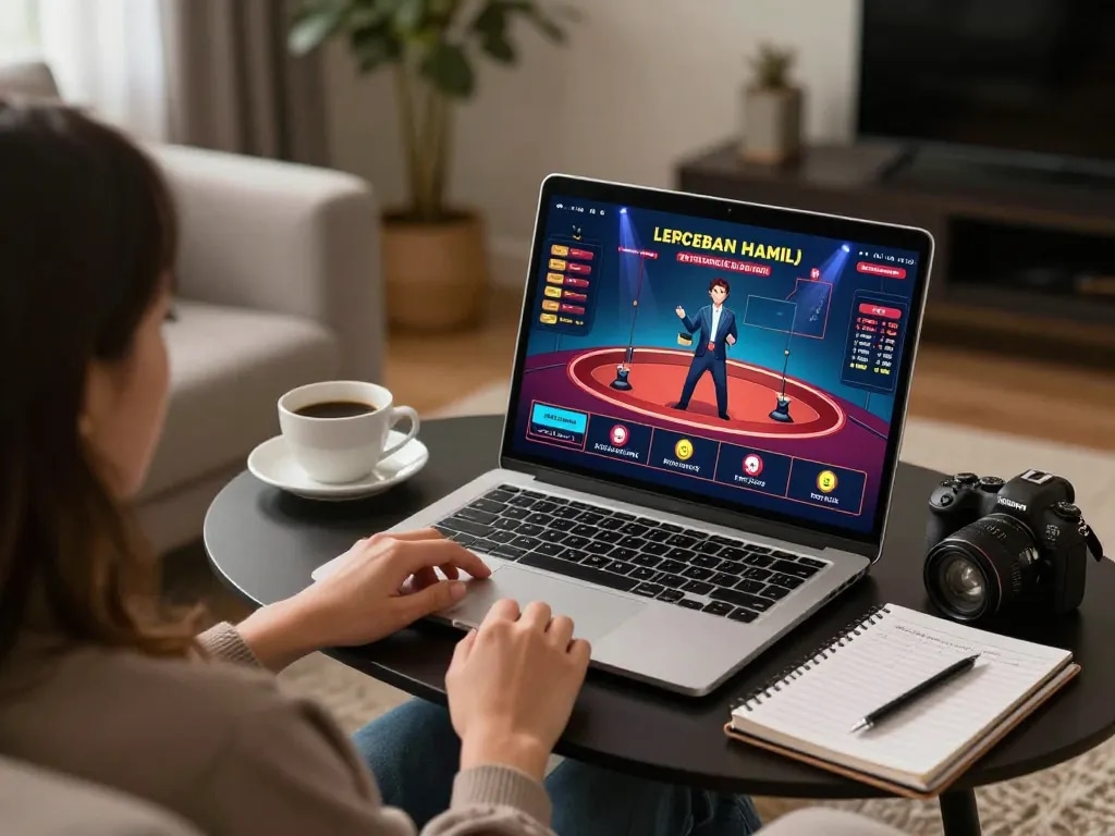 Engage in online gaming at 888bgo with a cozy home setup, showcasing live dealer action.