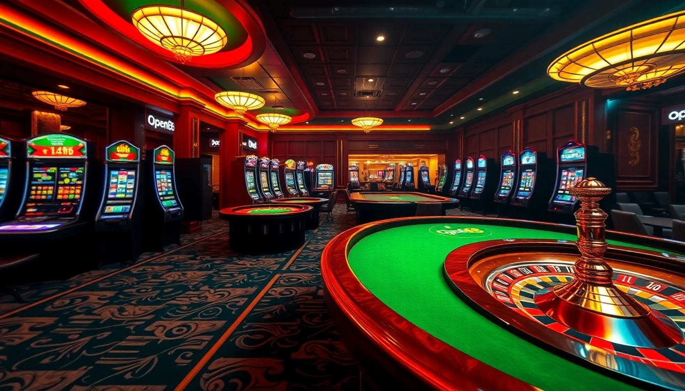 Experience the thrill of winning with open88 at luxurious casino tables and exciting slot machines.