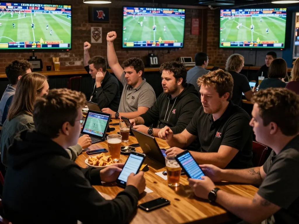 Net88 offers thrilling sports betting experiences in a lively atmosphere filled with enthusiastic fans and live game screens.