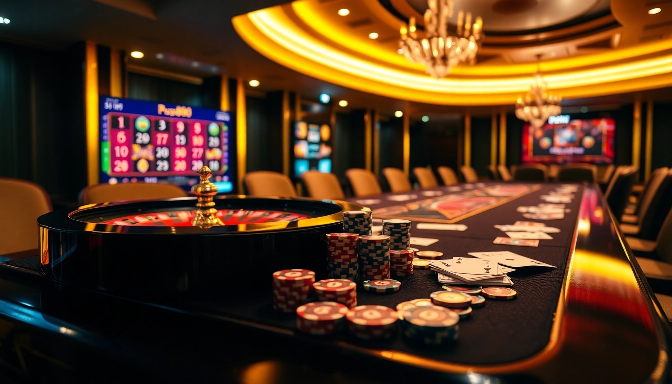 Pussy888 gaming action captured with vibrant colors at an exciting casino table