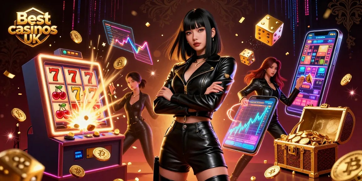 Betting big at the best casinos UK with vibrant 3D characters immersed in games and rewards.