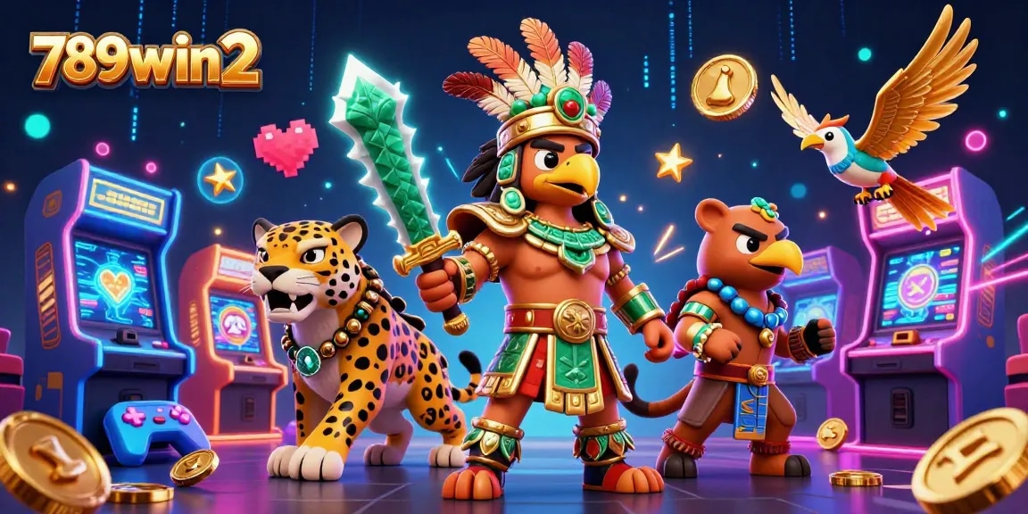 Engage in thrilling gameplay at 789win2 with casino-themed lively characters and dynamic game elements.