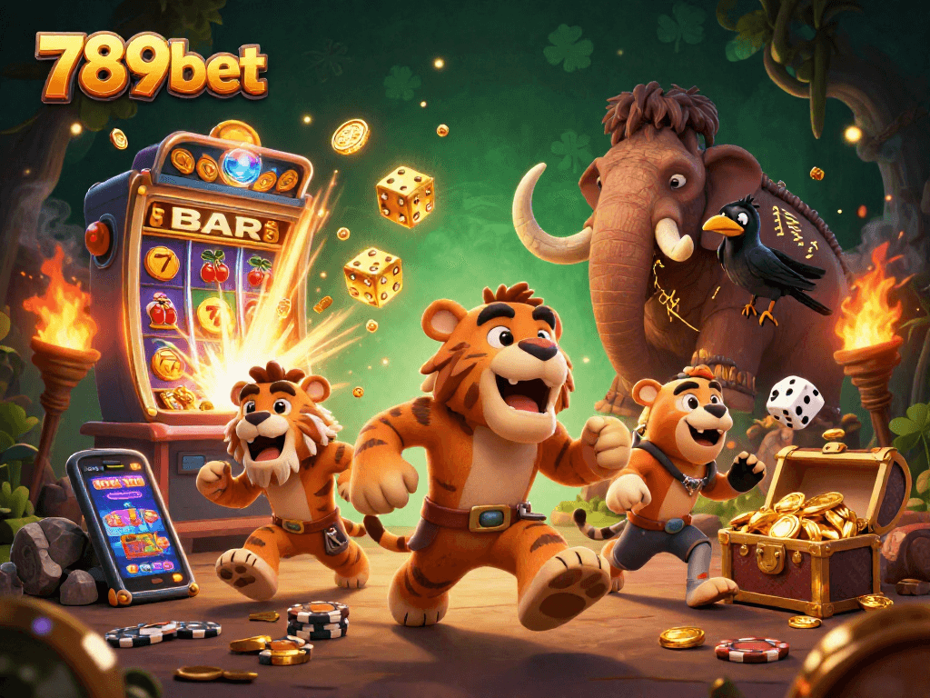 Engage with 789bet in a vibrant casino scene showcasing dynamic games and rewards.
