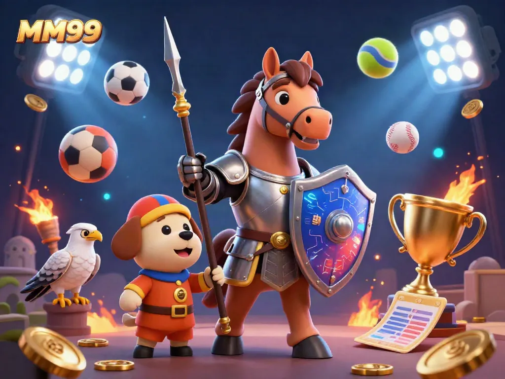 Experience thrilling gameplay at MM99 with dynamic casino elements and exciting sports visuals.