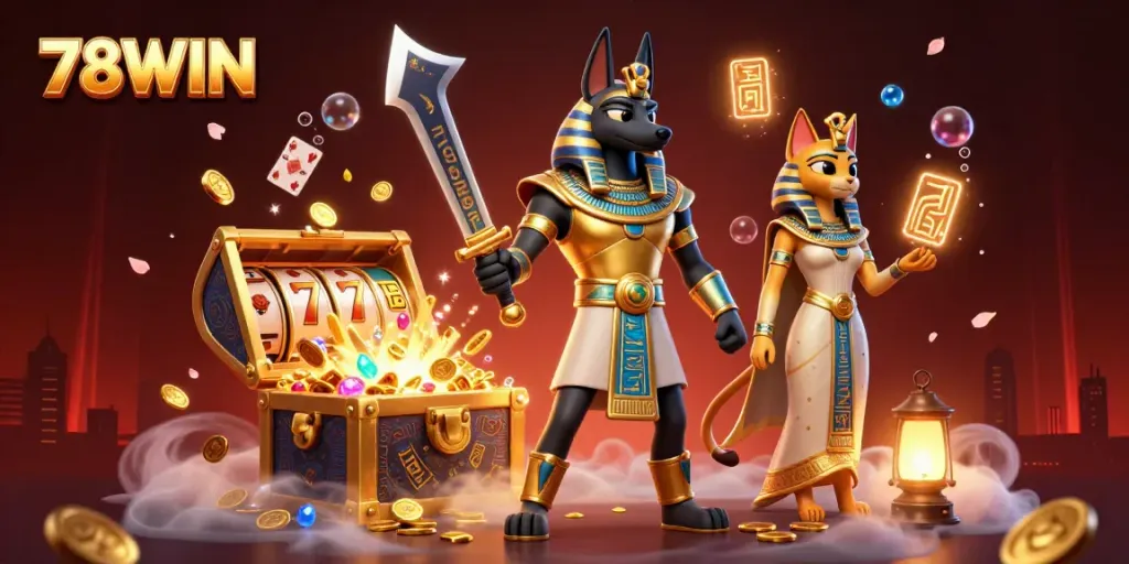Spin the reels with 78WIN and unlock treasures in a vibrant casino adventure.