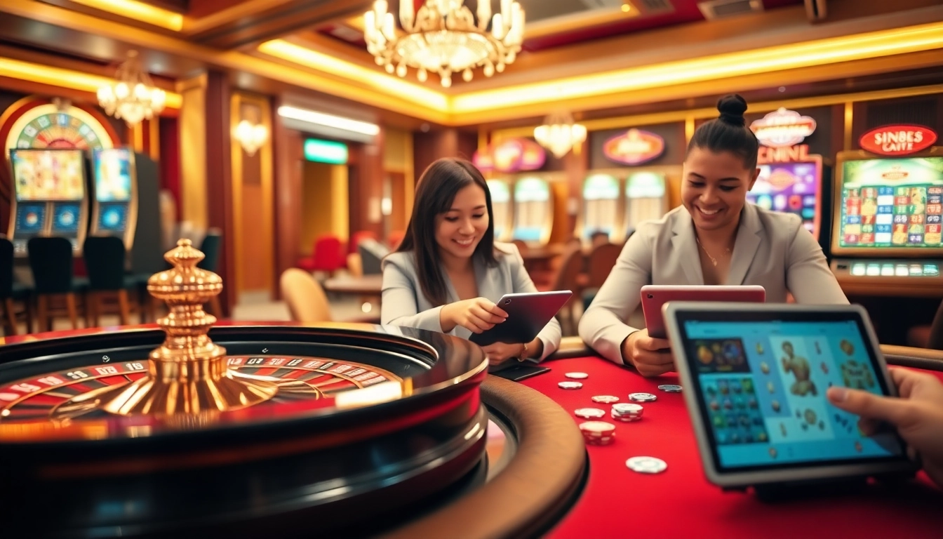Experience thrilling gambling moments at Sin88 with luxurious tables and vibrant slots.