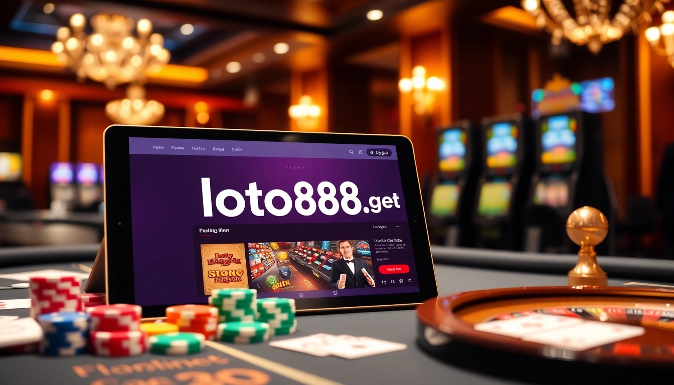 Experience the excitement of online gaming at loto188.gb.net with a vibrant casino atmosphere.