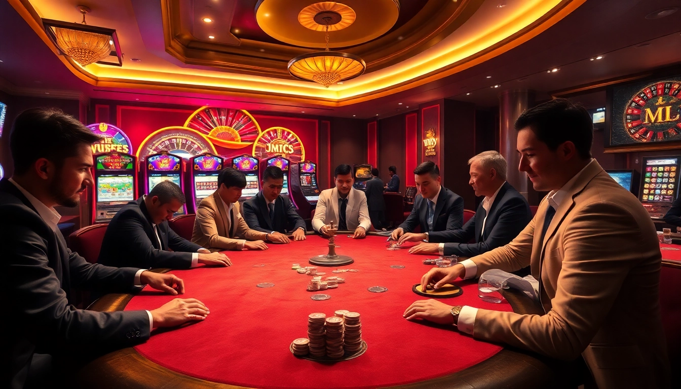 Experience the thrill of gaming at https://zk88.club/ with a luxurious casino atmosphere and engaging players.