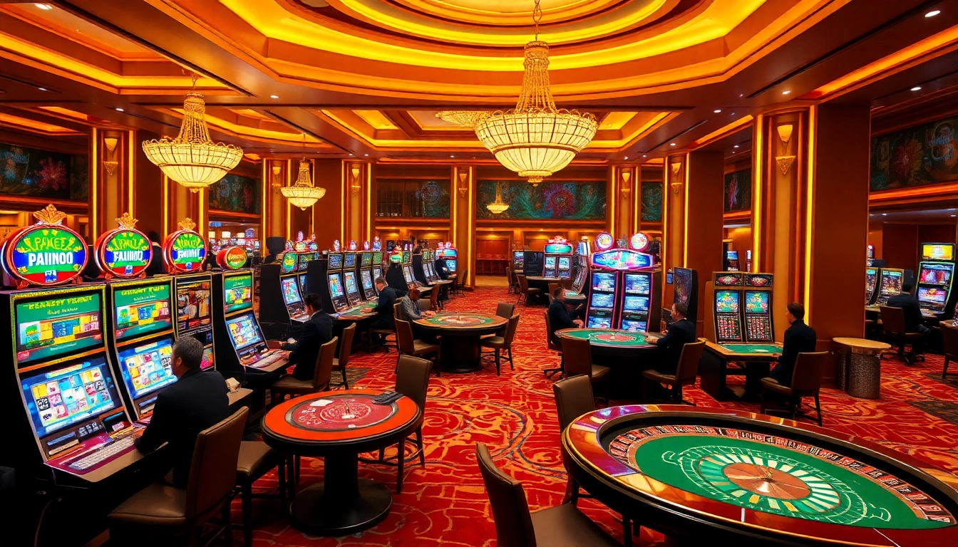Experience the thrill of FEBET9.club with professional dealers and vibrant casino games in a luxurious setting.
