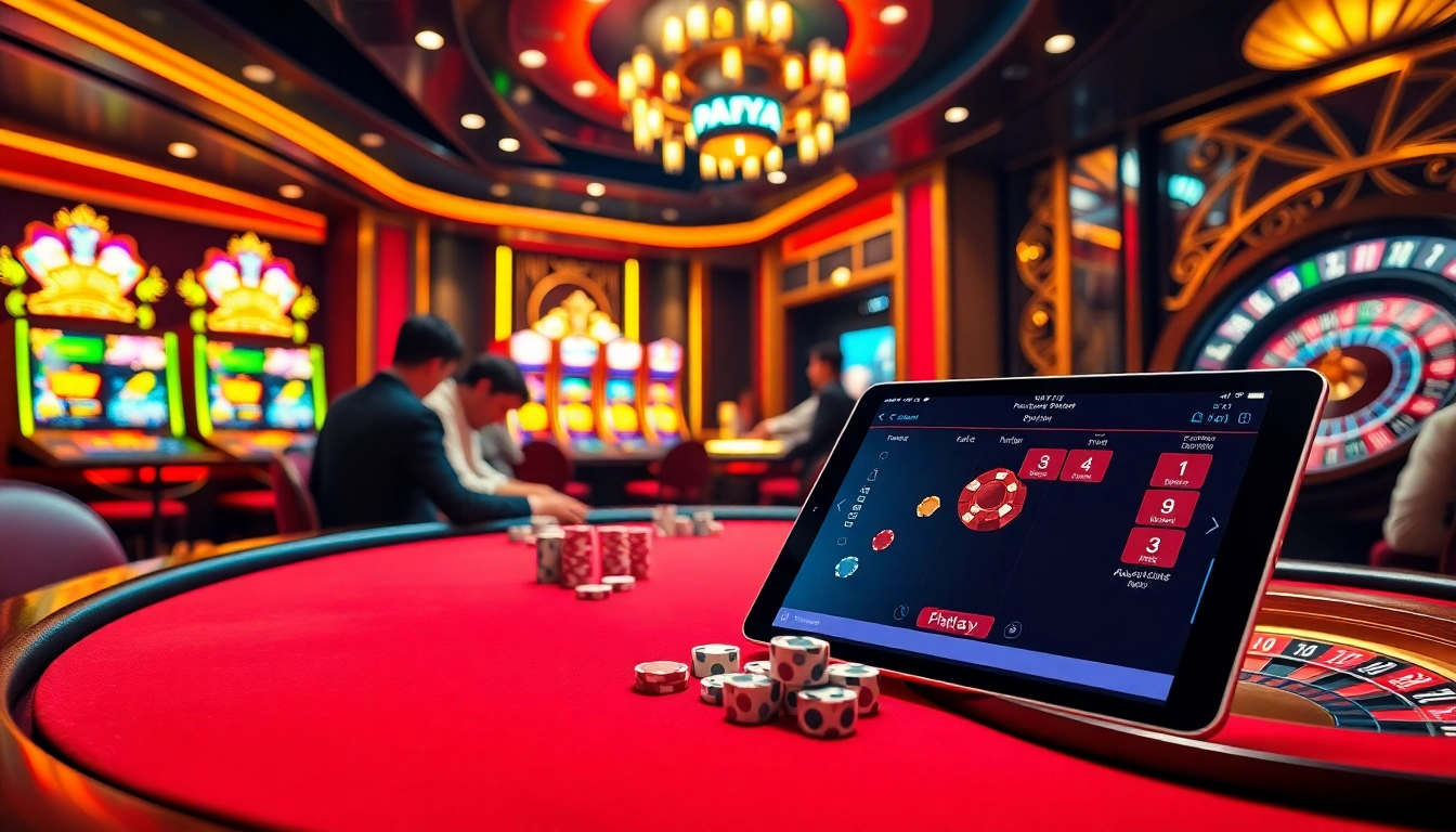 Experience thrilling gameplay at Phtaya with vibrant casino elements and engaging poker action.