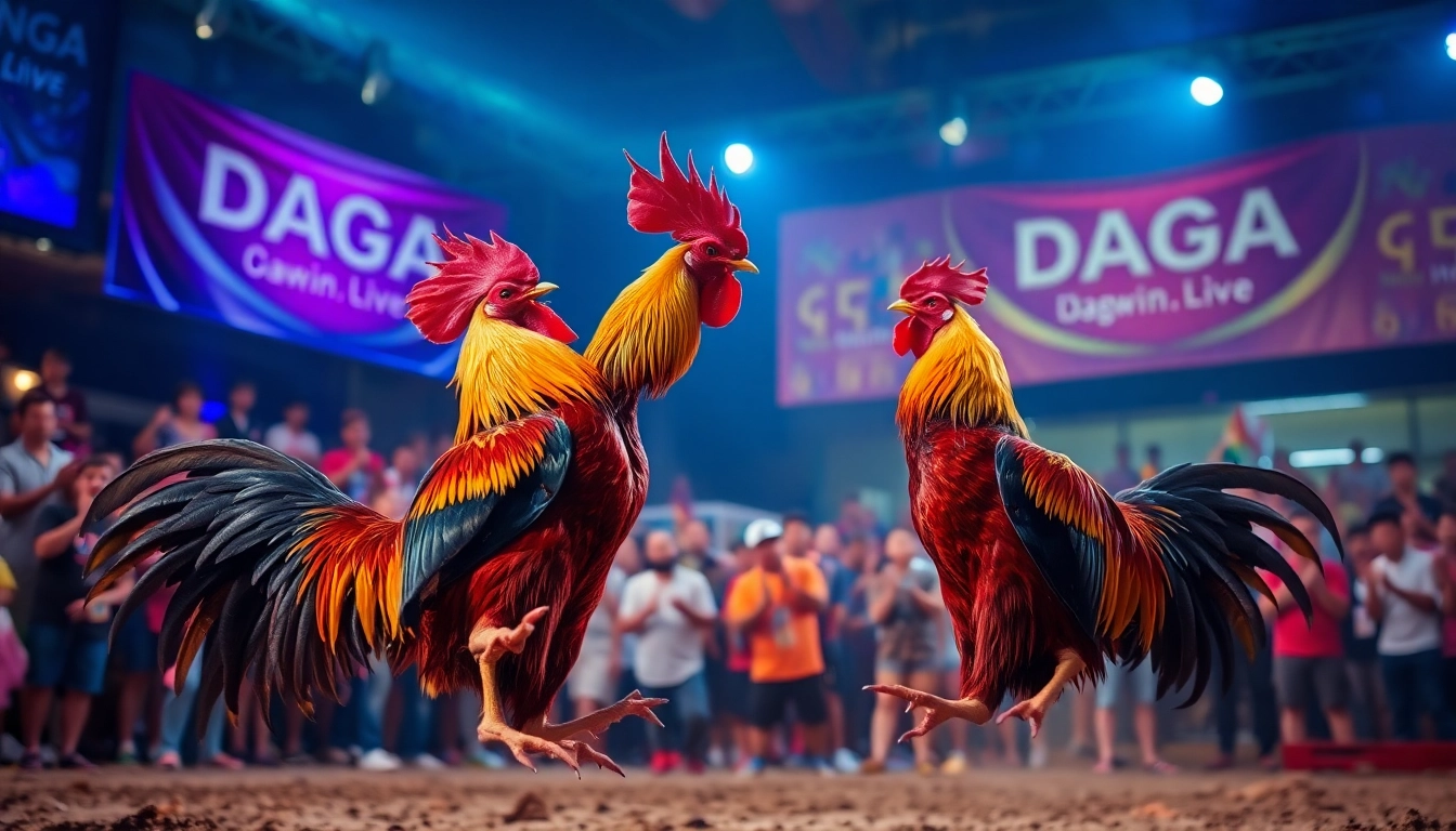 Experience the excitement of live cockfighting at DAGA, dagawin.live