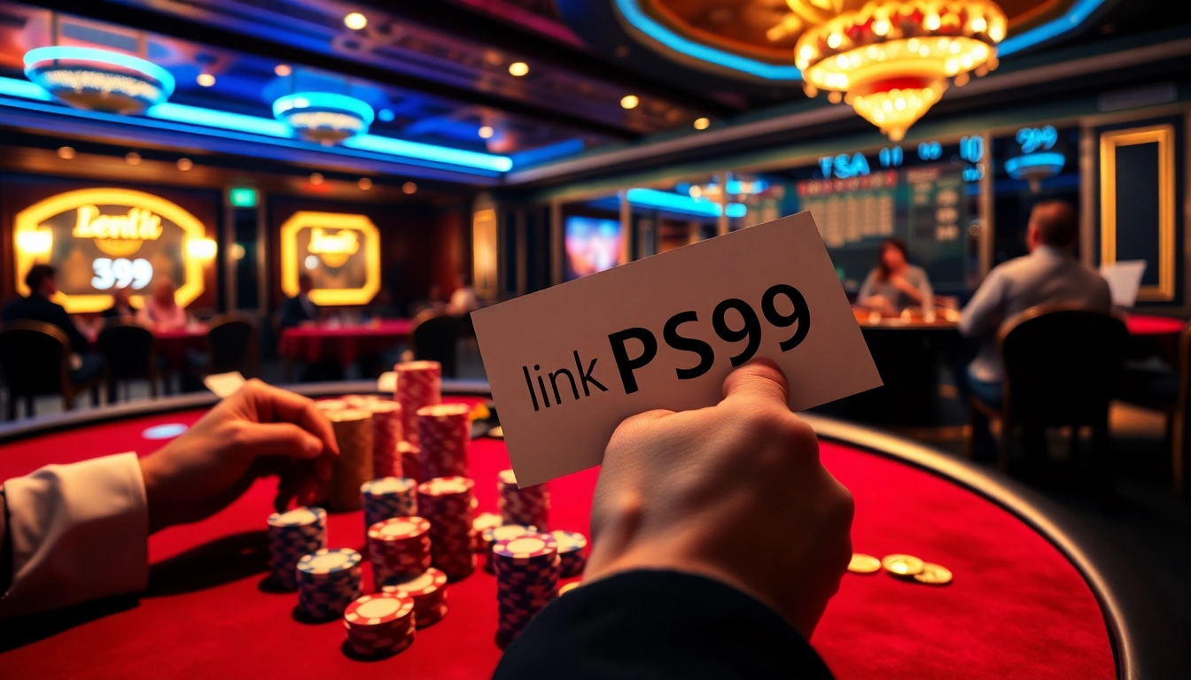 Experience the thrill of casino gaming with link PS99 at vibrant poker tables.