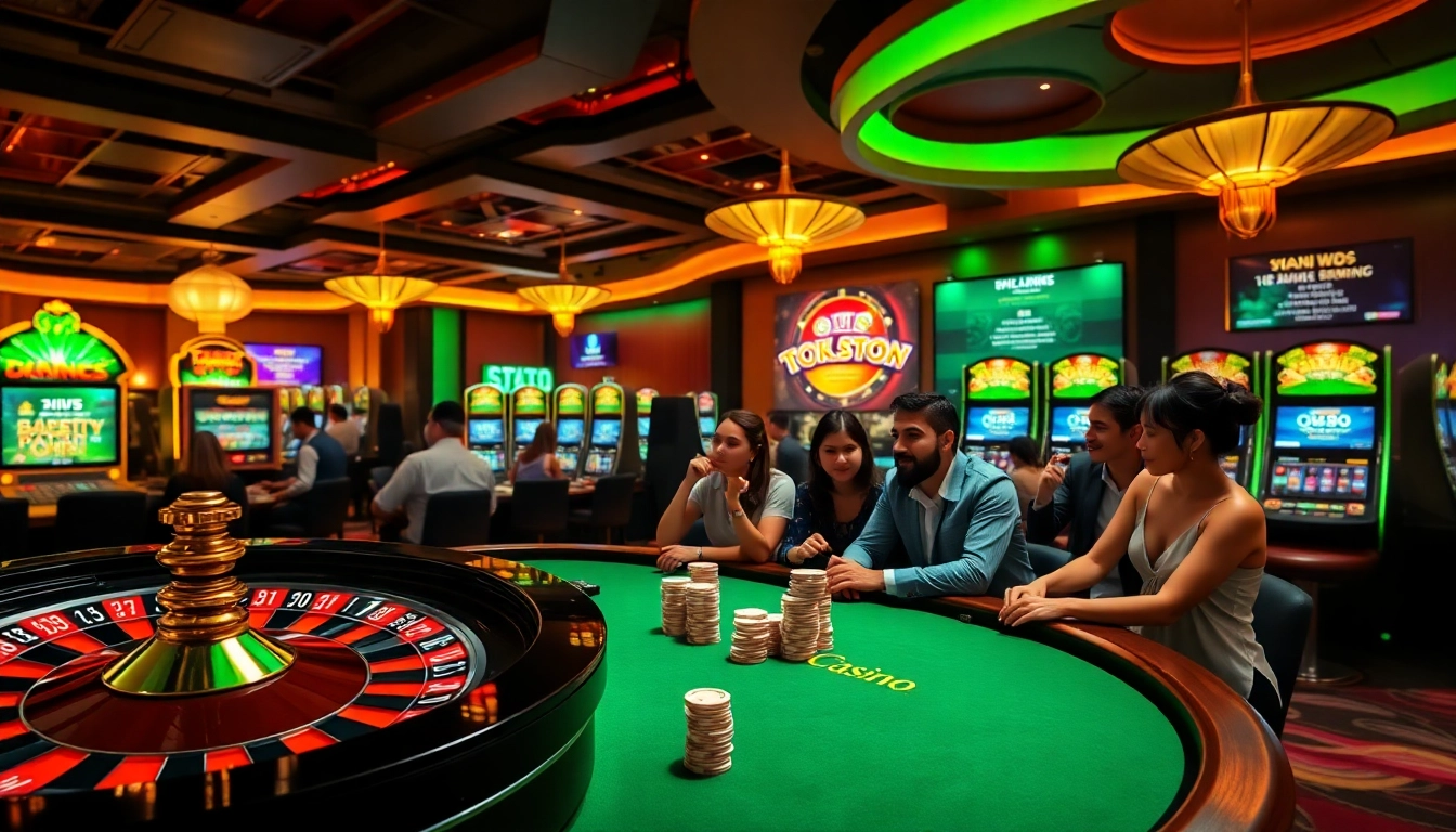 Experience the excitement of online gambling at QQ88 Today with vibrant casino visuals.