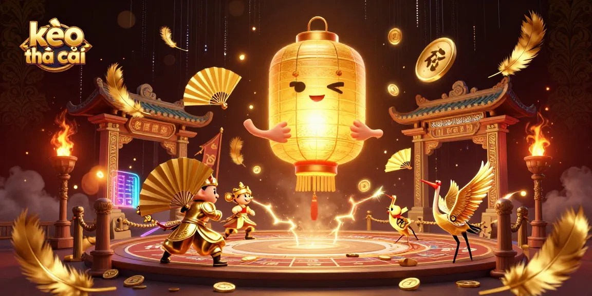Experience the thrilling world of kèo nhà cái with immerse action and vibrant casino elements surrounding unique characters.