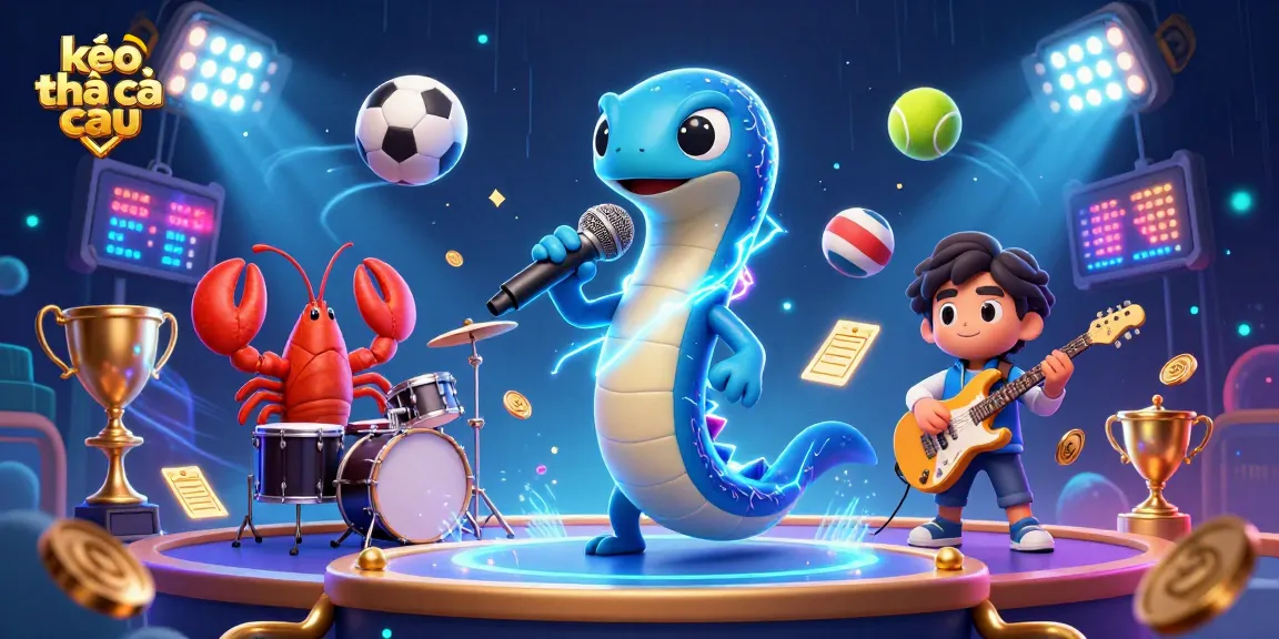 Enhance your sports betting experience with kèo nhà cái's lively underwater casino showcase featuring vibrant 3D characters.