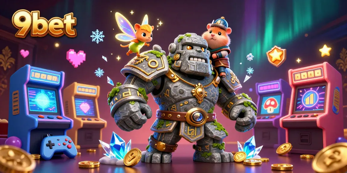 Experience exhilarating gameplay with 9bet's animated characters and vibrant gaming elements.
