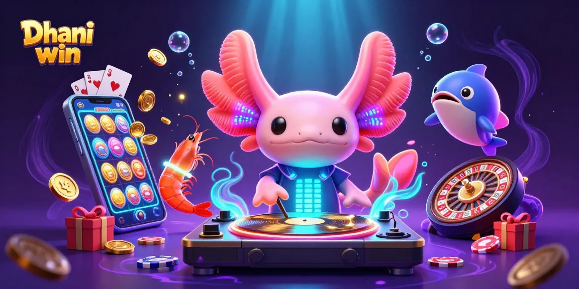 Dive into the gaming excitement with Dhani win featuring vibrant 3D characters and dynamic slot games!