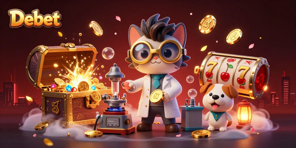 Engage in casino fun with Debet while exploring gold-coin-replicating adventures!