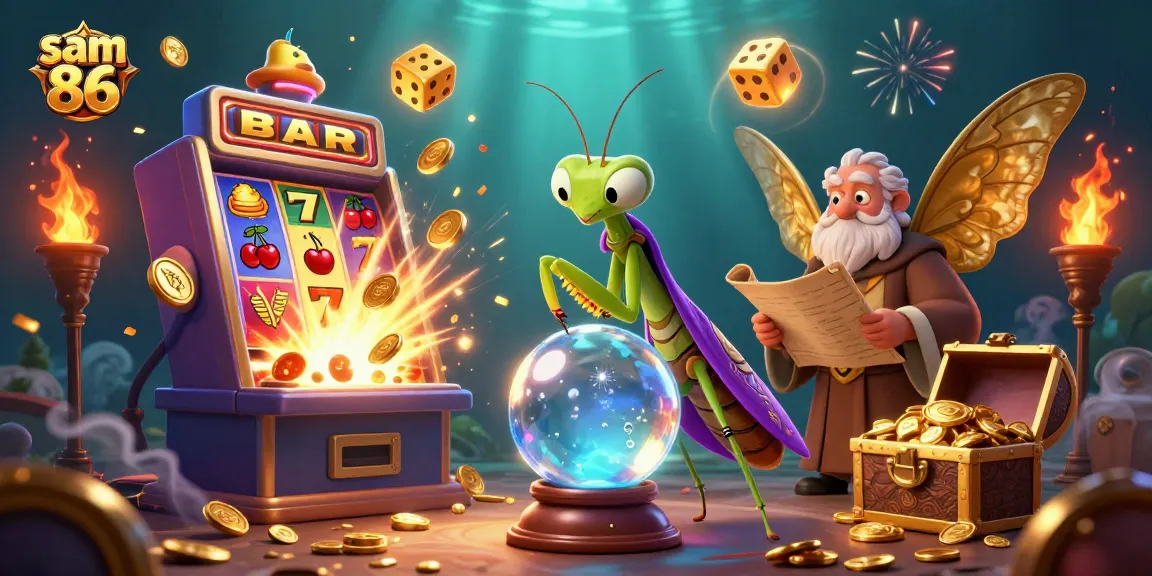Experience the thrilling world of sam 86 with vibrant 3D characters and casino elements, showcasing winning opportunities.