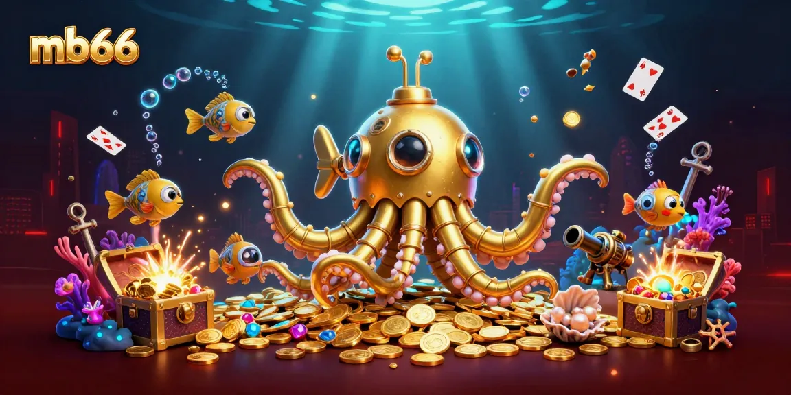 Experience thrilling wins at mb66 with an underwater adventure featuring vibrant casino elements.